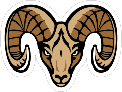Ram Mascot Sticker