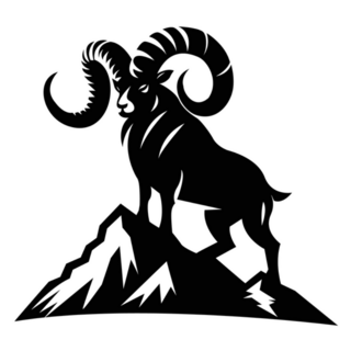 Ram Mountain Standing Logo