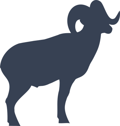 Ram Silhouette Sticker