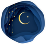 Ramadan Moon Sticker