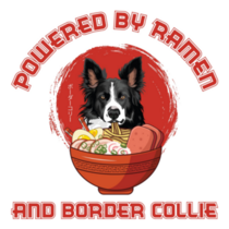 Ramen Border Collie Sticker