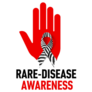 Rare Disease Awareness Lettering Sticker
