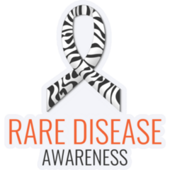 Rare Disease Awareness Ribbon Sticker
