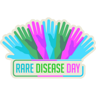 Rare Disease Day Badge Sticker