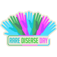 Rare Disease Day Badge Sticker