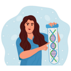 Rare Disease Day Illustration Sticker