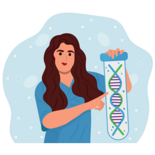 Rare Disease Day Illustration Sticker