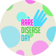 Rare Disease Day Polka Dot Sticker