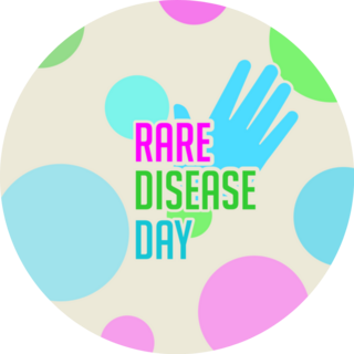 Rare Disease Day Polka Dot Sticker