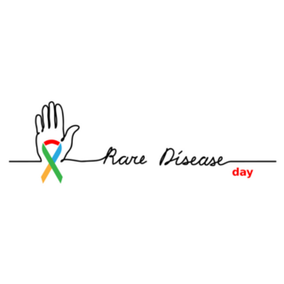 Rare Disease Day Simple Line Sticker