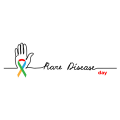 Rare Disease Day Simple Line Sticker