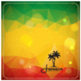 Rastaman Jamaica Background Sticker