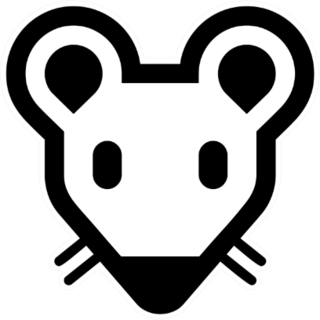 Rat Head Icon Sticker