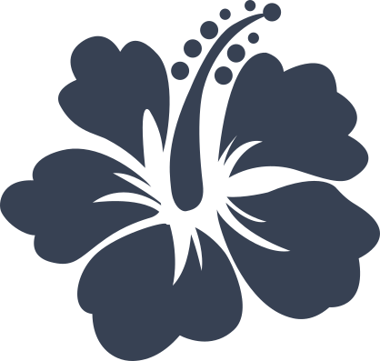 Ravishing Hibiscus Flower Sticker