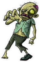 Reaching Zombie Corpse Sticker