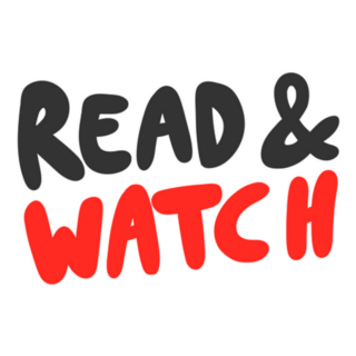 Read And Watch Lettering Sticker 