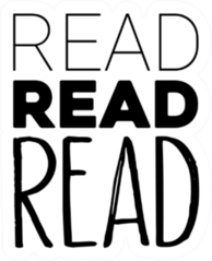 Read Read Read Text Sticker