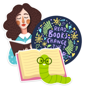 Bookish Stickers & Reading Decals | Free Shipping