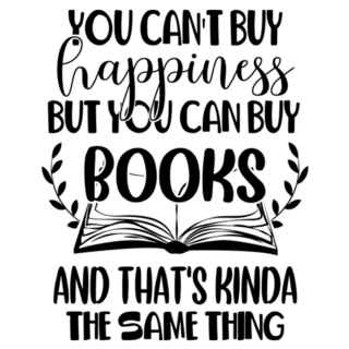 Reading Books Lettering Sticker
