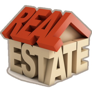 Real Estate 3d House Sticker