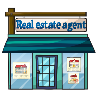 Real Estate Agents Office Sticker