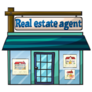 Real Estate Agents Office Sticker