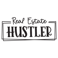 Real Estate Hustler Calligraphy Sticker
