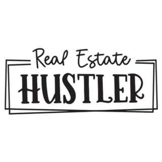 Real Estate Hustler Calligraphy Sticker