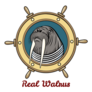 Real Walrus Boat Steering Wheel Sticker