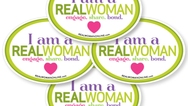 Real Woman Magazine Custom Oval Stickers