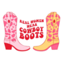 Real Women Wear Cowboy Boots Sticker