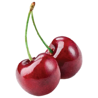 Realistic Cherry Art Sticker