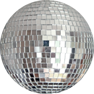 Realistic Disco Ball Sticker