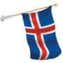 Realistic Iceland Flag Sticker
