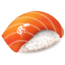 Realistic Japanese Cuisine, Salmon Sushi Sticker