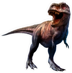 Realistic Tyrannosaurus Rex Sticker