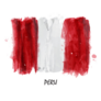 Realistic Watercolor Painting Flag Of Peru Sticker
