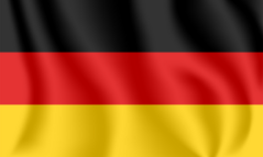Realistic Waving Flag Of Germany Sticker