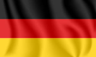 Realistic Waving Flag Of Germany Sticker