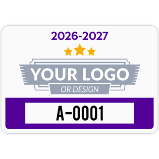 Custom Parking Permit Stickers & Hang Tags