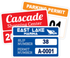 Rectangle Parking Permits