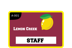 Rectangle With Border Parking Permit Sticker