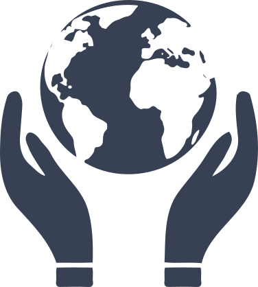 Recycle Hands Holding The Earth Sticker