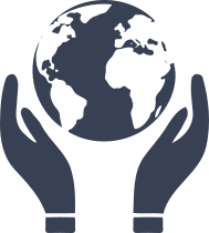 Recycle Hands Holding The Earth Sticker