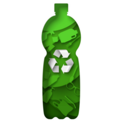 Recycle Plastic Bottle Artwork Sticker