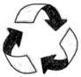 Recycle Symbol Doodle Sticker