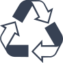 Recycle Symbol Sticker