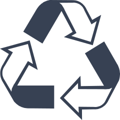 Recycle Symbol Sticker