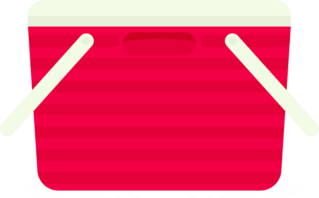 Red Beach Cooler Sticker