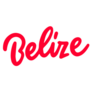 Red Belize Text Sticker